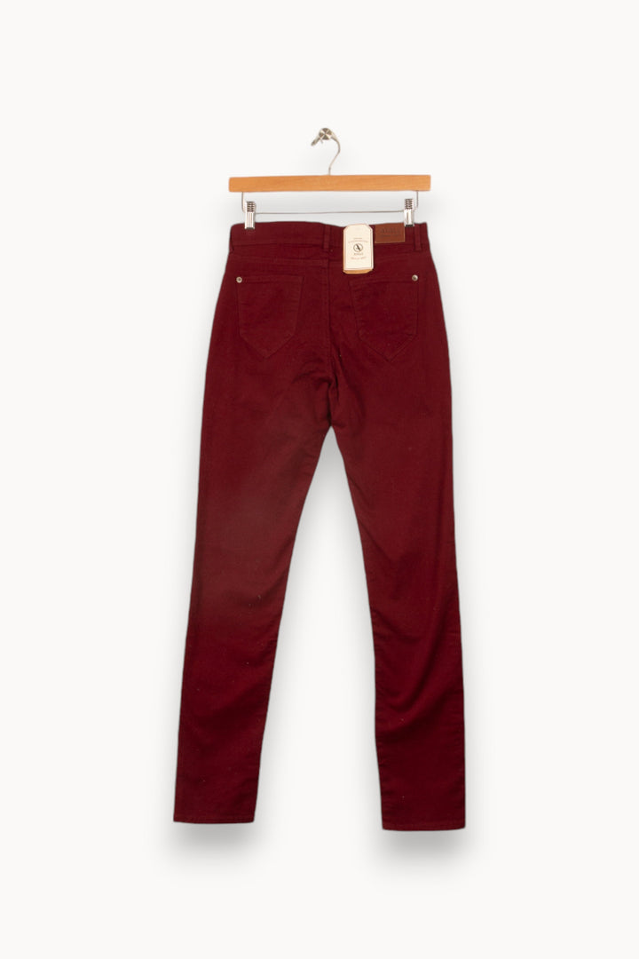 Pantalon bordeaux - S / 36