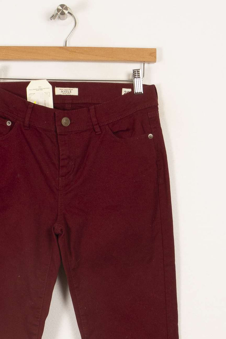 Pantalon bordeaux - S / 36