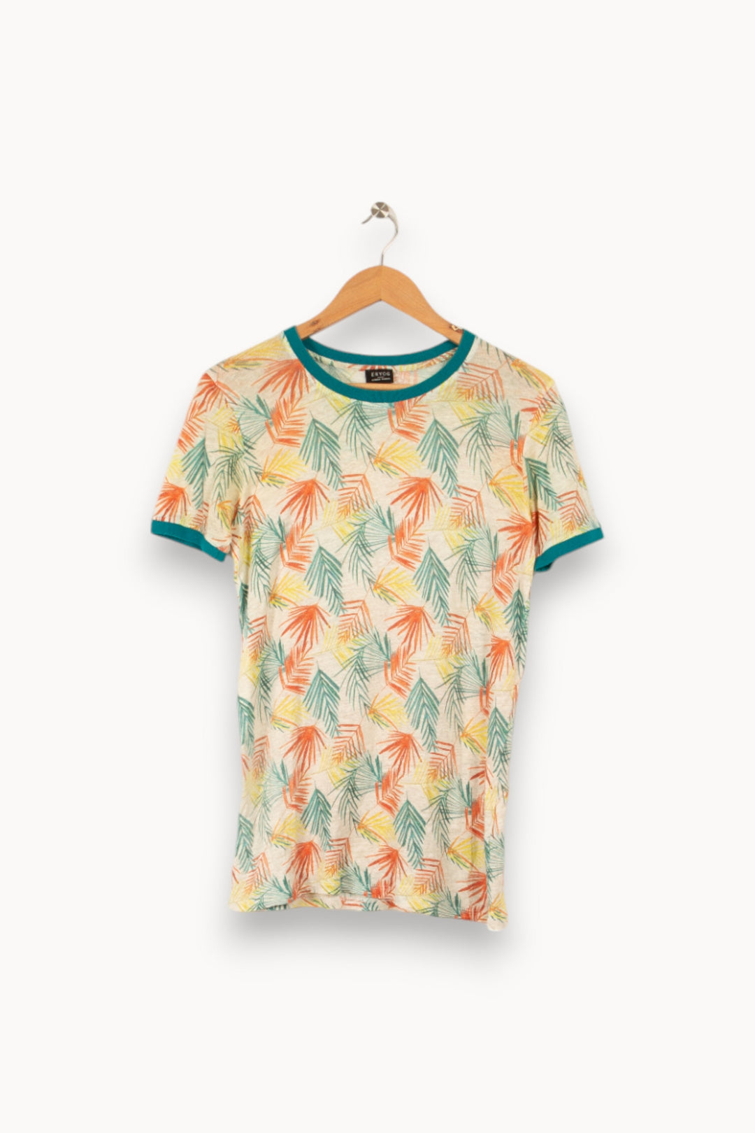 T-shirt multicolore à motifs - Taille S/36