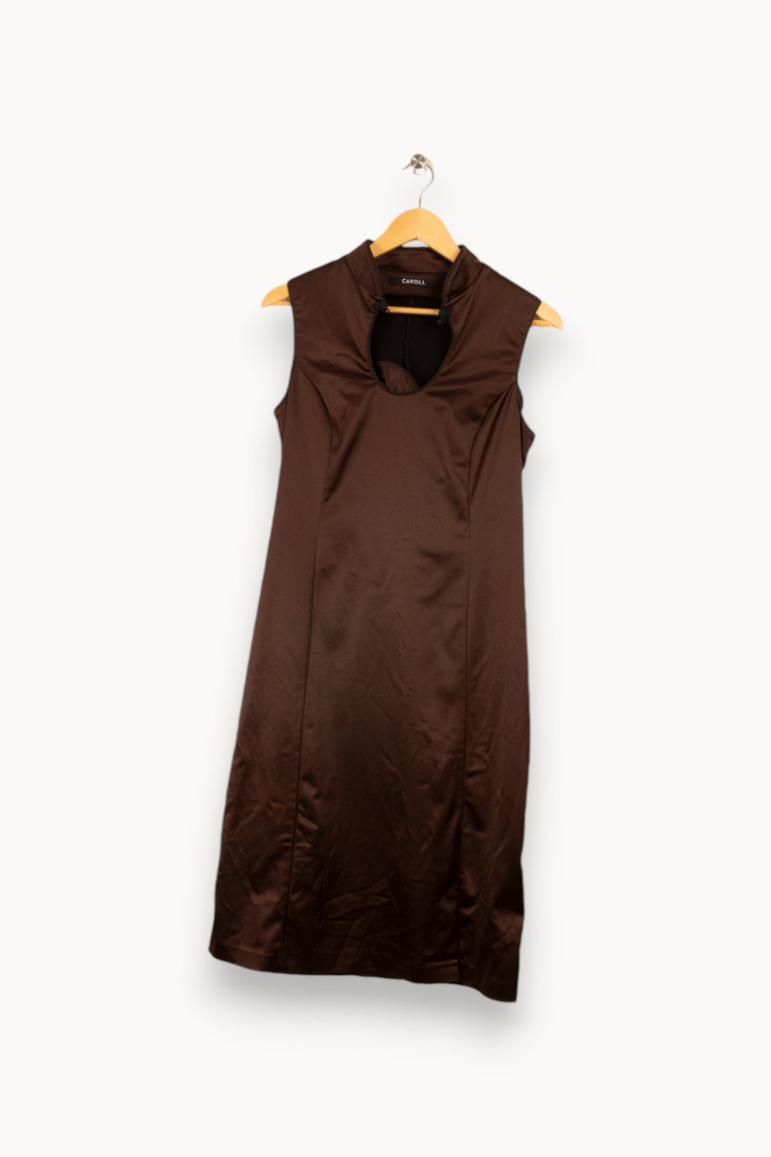 Robe longue marron - Taille XL/42