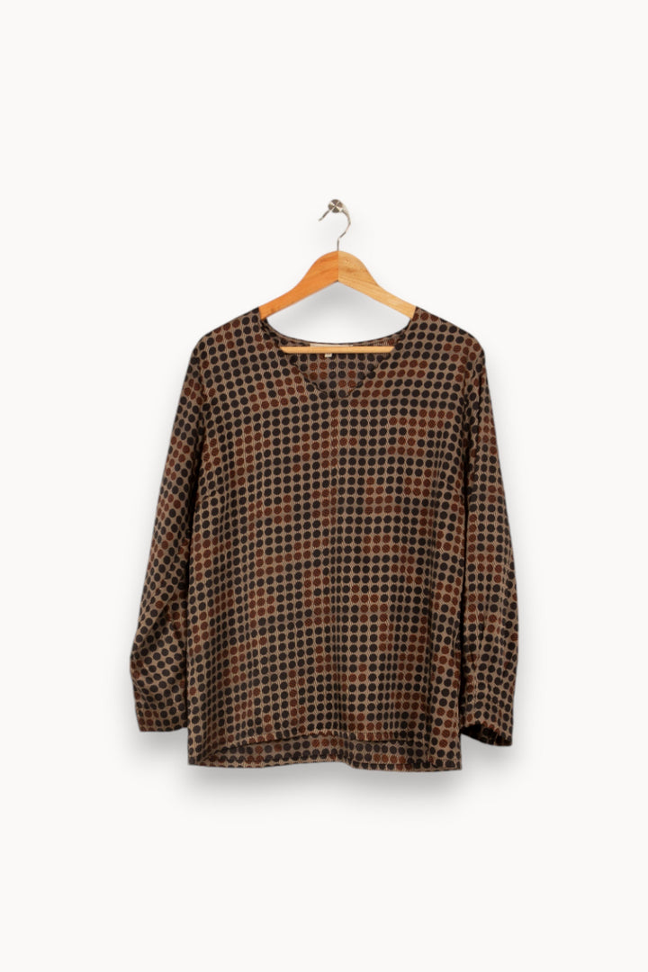 Blouse imprimé pois  -  L/40