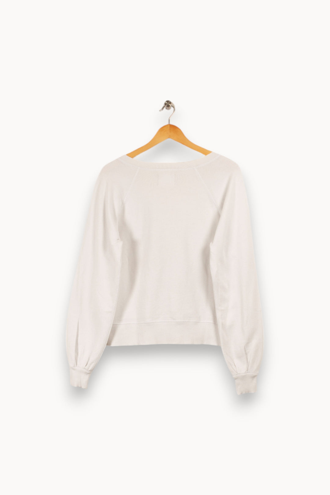 Pull blanc à motifs - Taille S/36