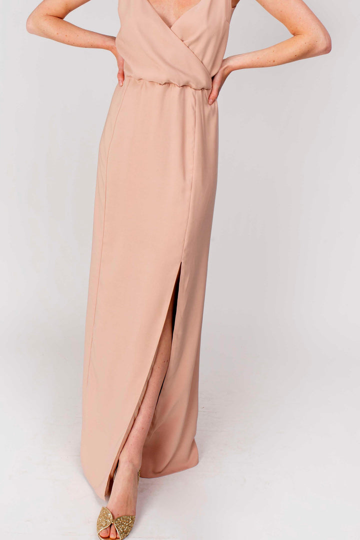 Robe longue - invitée Julianna blush - M/38