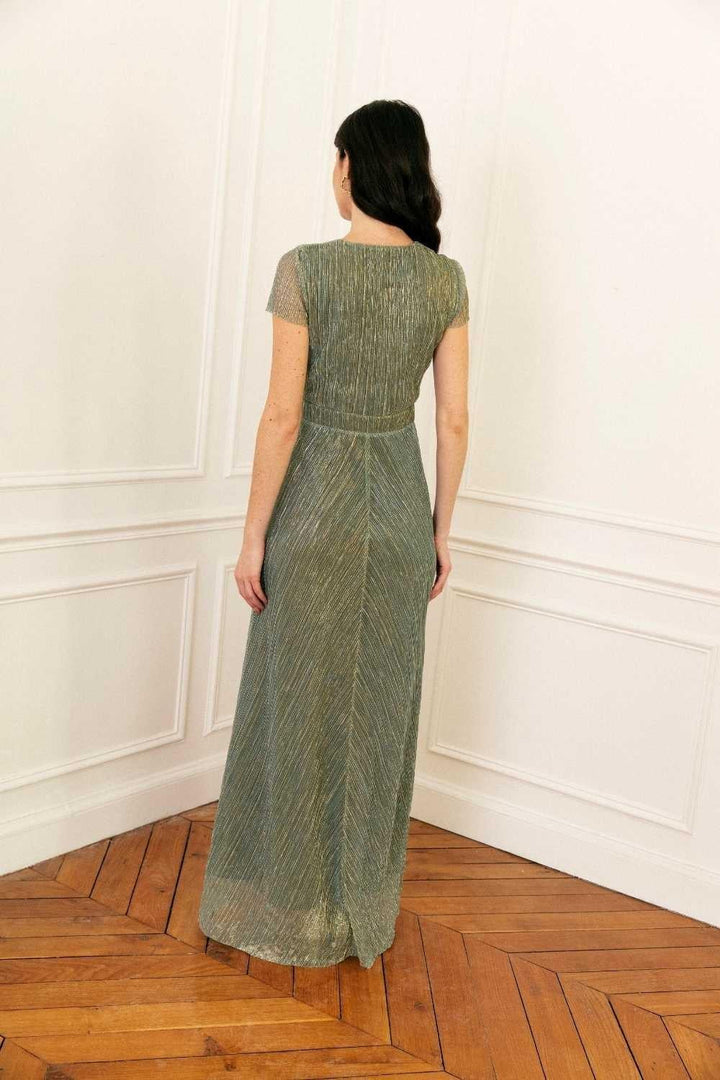 Robe longue - mariée Rosa vert gold