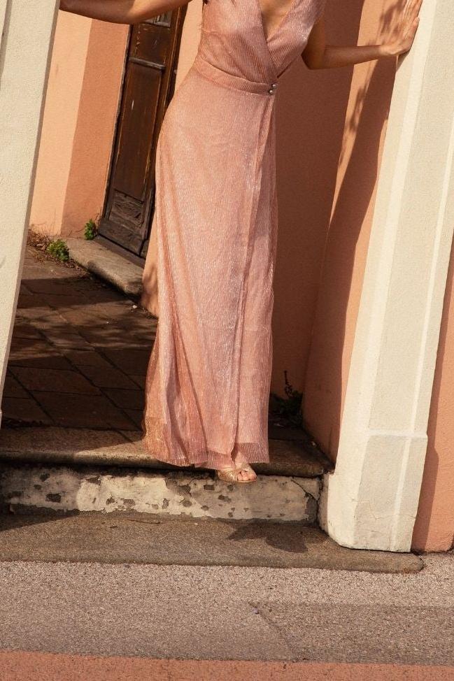 Robe longue - invitée Rosa nude - M/38