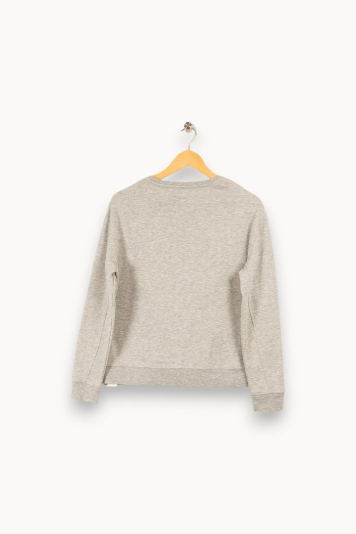 Sweat gris avec broderies - Taille S/36