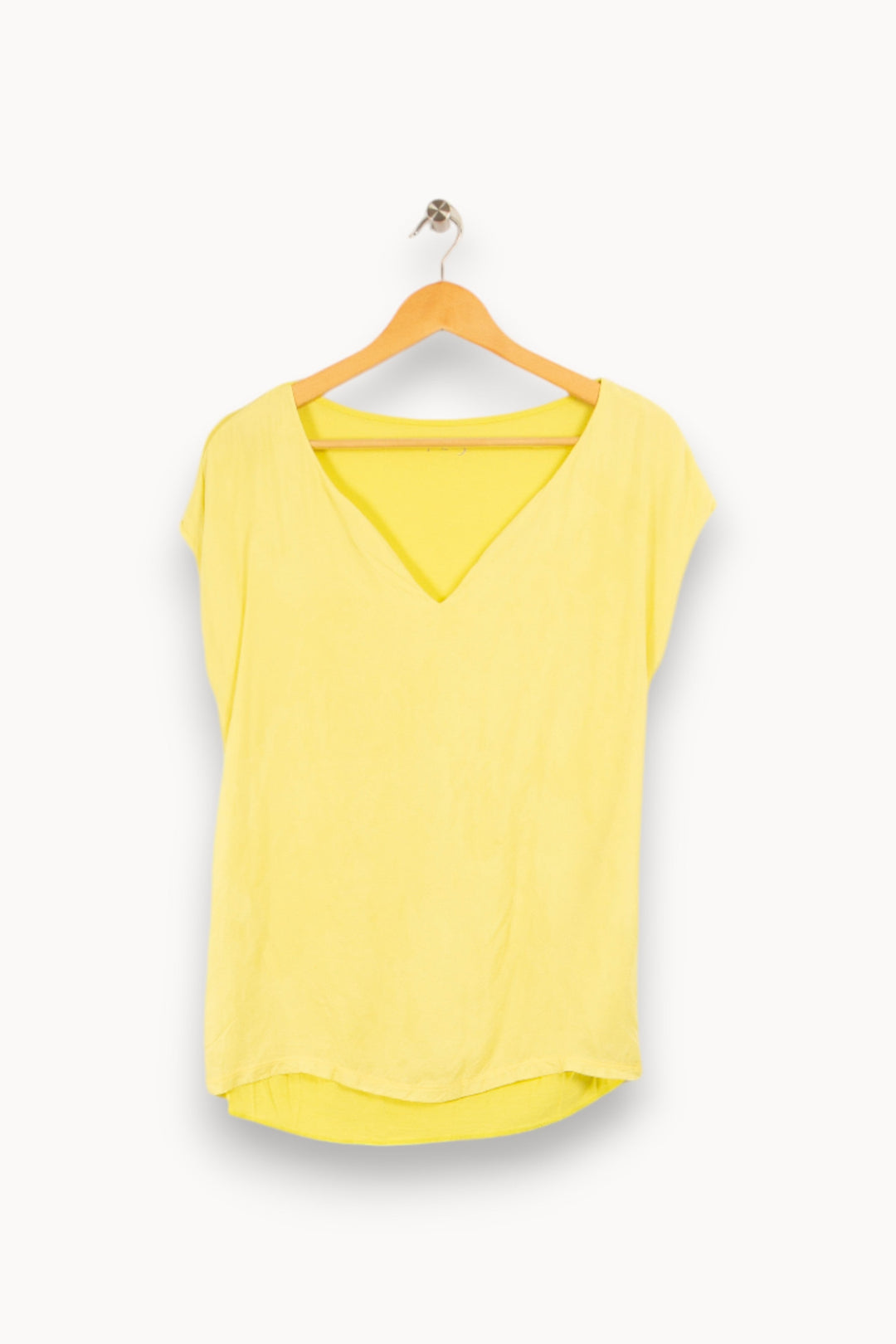 T-shirt jaune fluo - Taille S/36