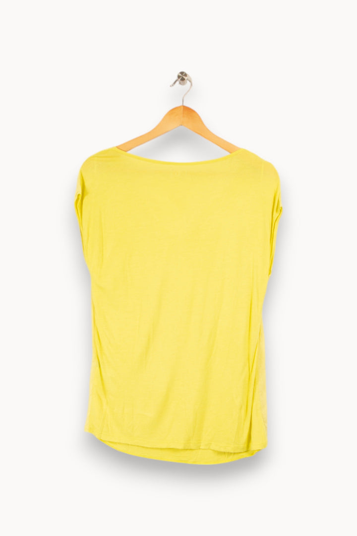 T-shirt jaune fluo - Taille S/36