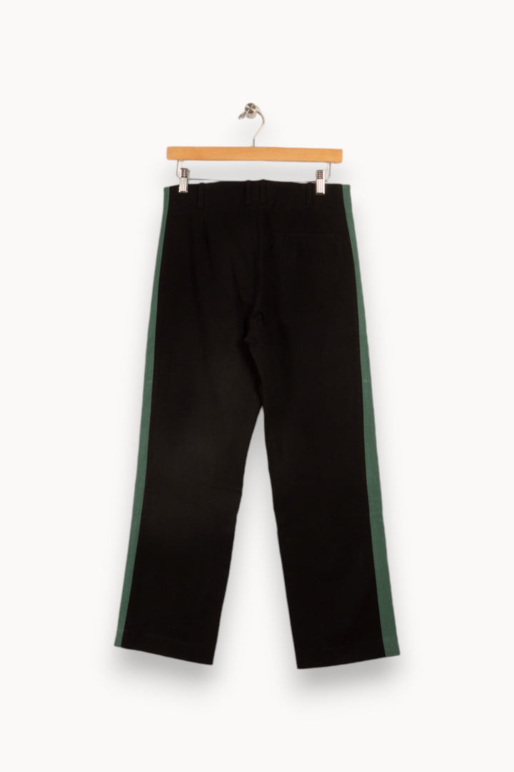 Pantalon noir avec bandes vertes - Taille S/36