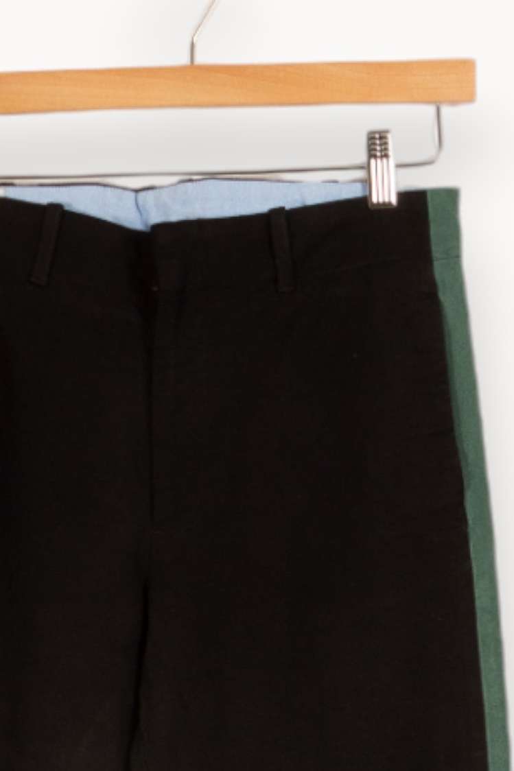 Pantalon noir avec bandes vertes - Taille S/36