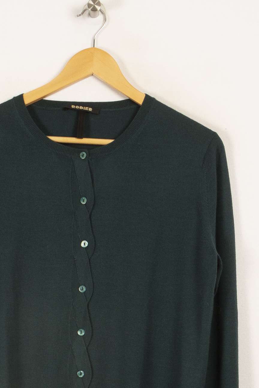 Cardigan vert foncé - Taille XL/42