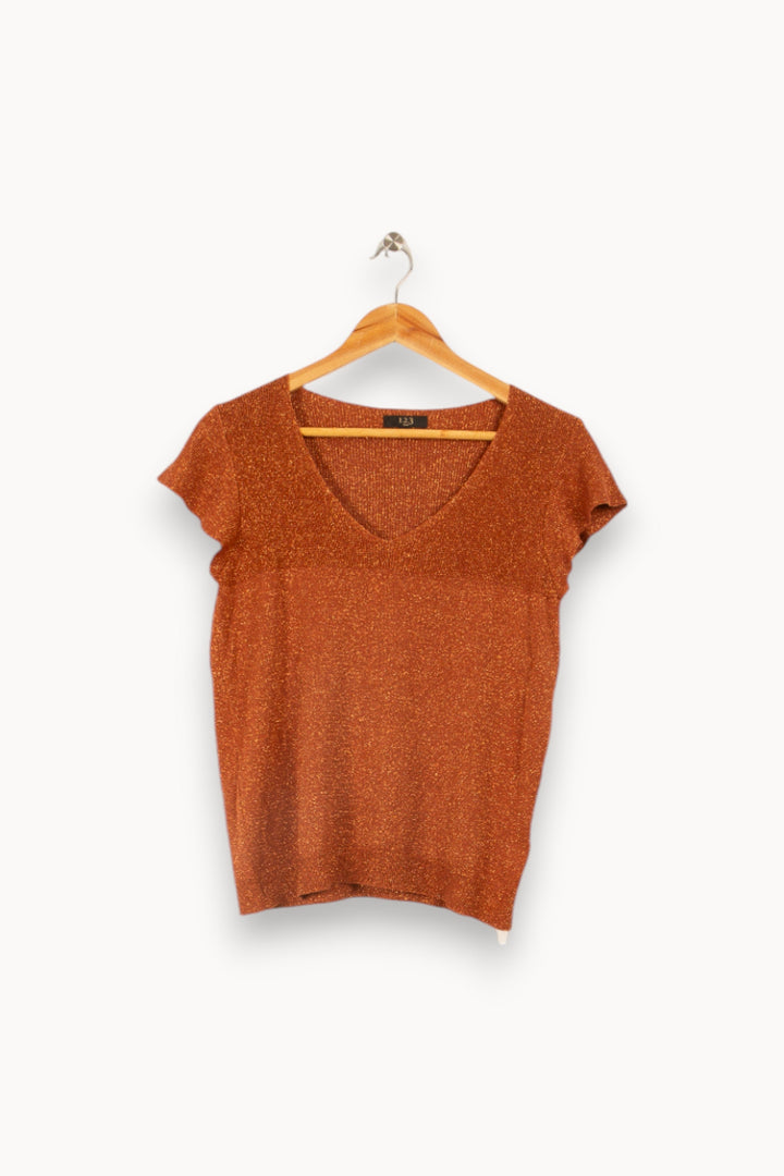 Top marron - Taille M/38