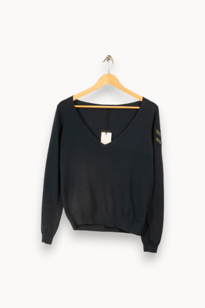 Pull vert foncé - Taille S/36