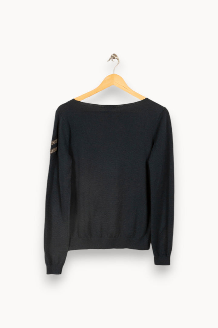 Pull vert foncé - Taille S/36