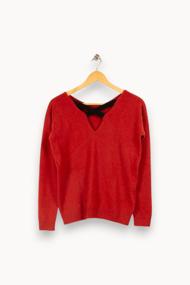 Pull orange/rouge - Taille M/38