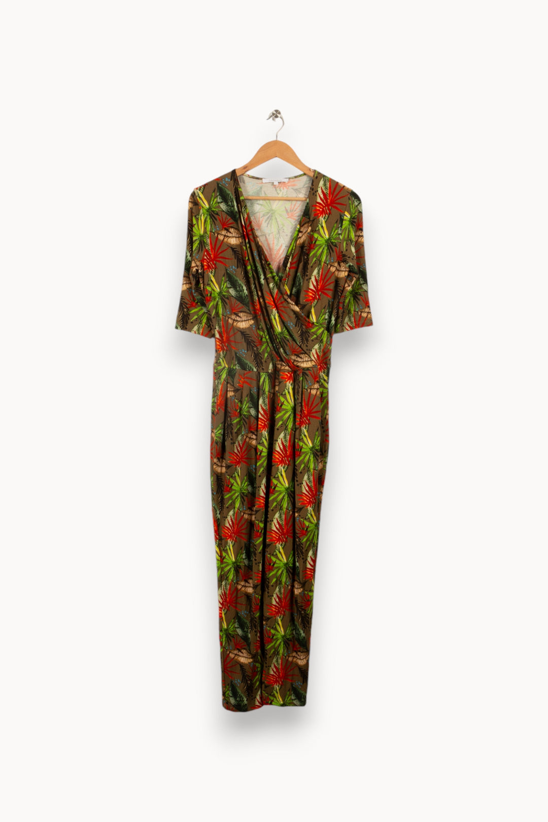 Combinaison pantalon imprimé tropical - L/40
