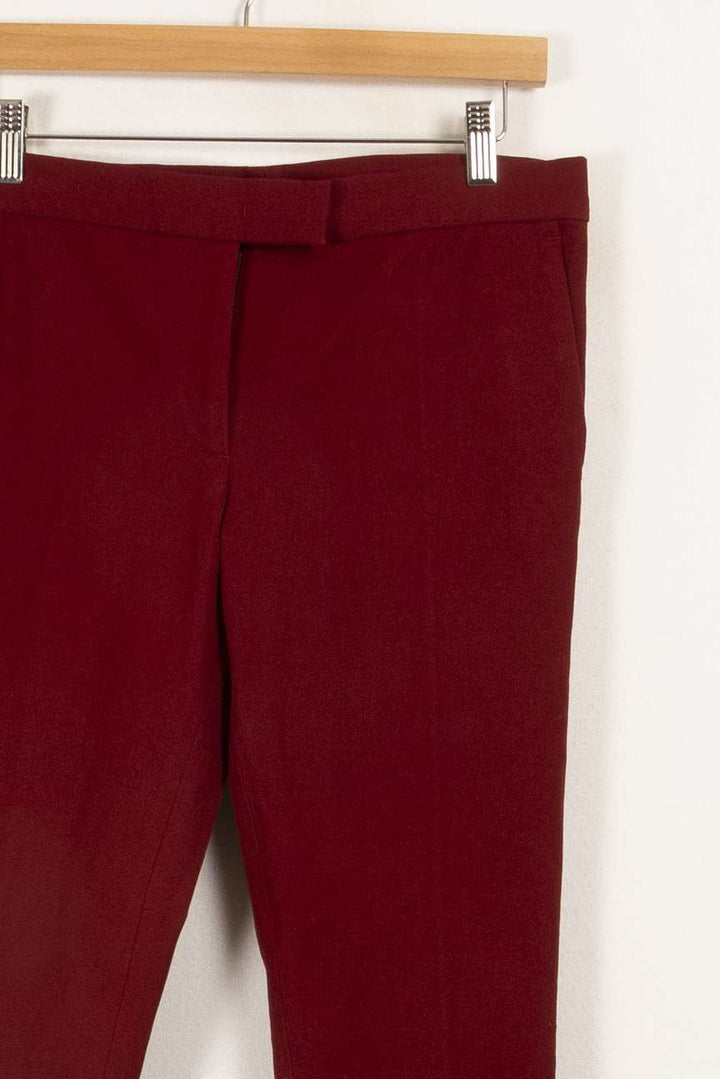 Pantalon bordeaux - Taille S/36