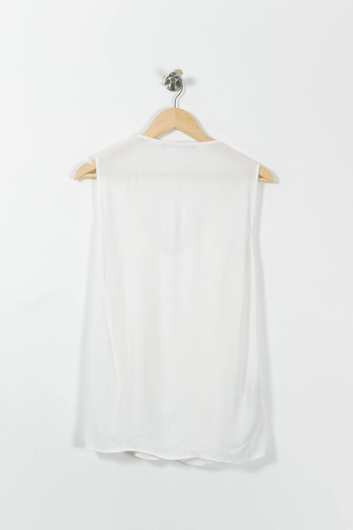Débardeur Blanc - Taille L/40 de la marque Comptoir des Cotonniers | PARAD15049 - Vendu par Paradigme - Image 4
