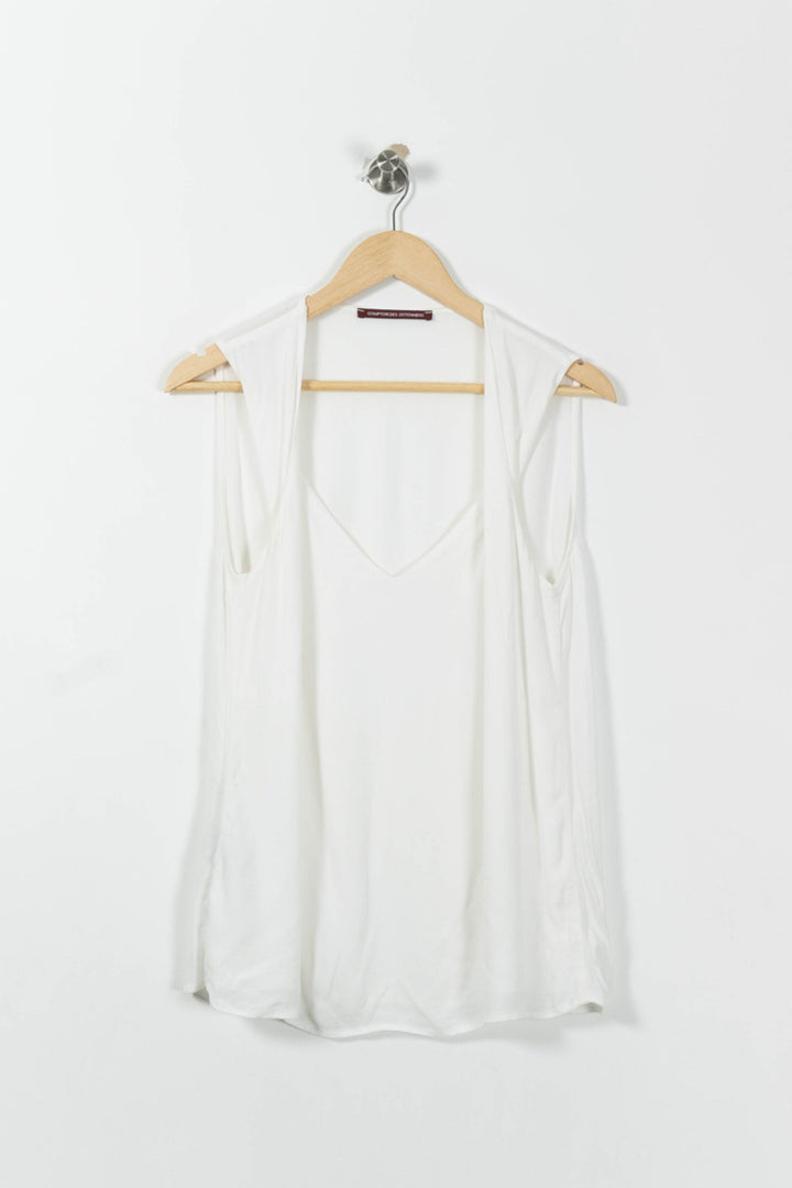 Débardeur Blanc - Taille L/40 de la marque Comptoir des Cotonniers | PARAD15049 - Vendu par Paradigme - Image 2