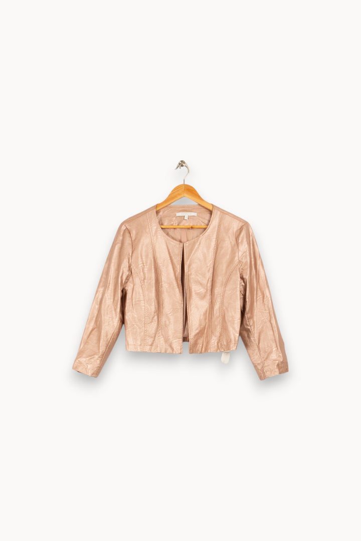 Veste courte façon cuir - L/40