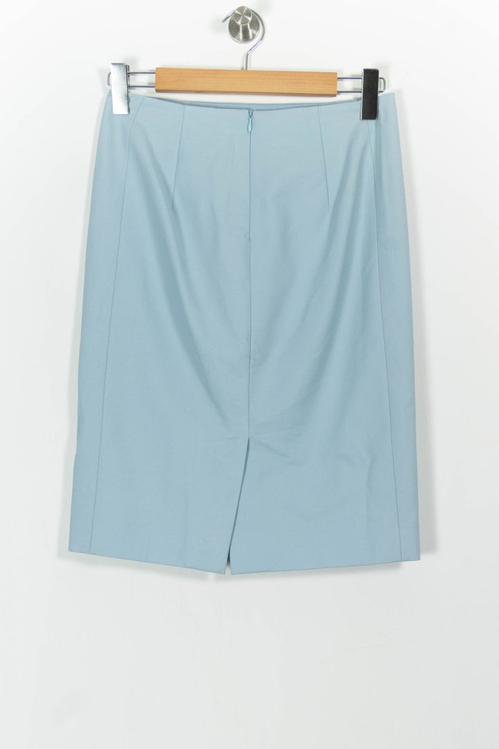 Jupe Droite Bleue - Taille M/38 de la marque Paule Ka | PARAD15197 - Vendu par Paradigme - Image 4