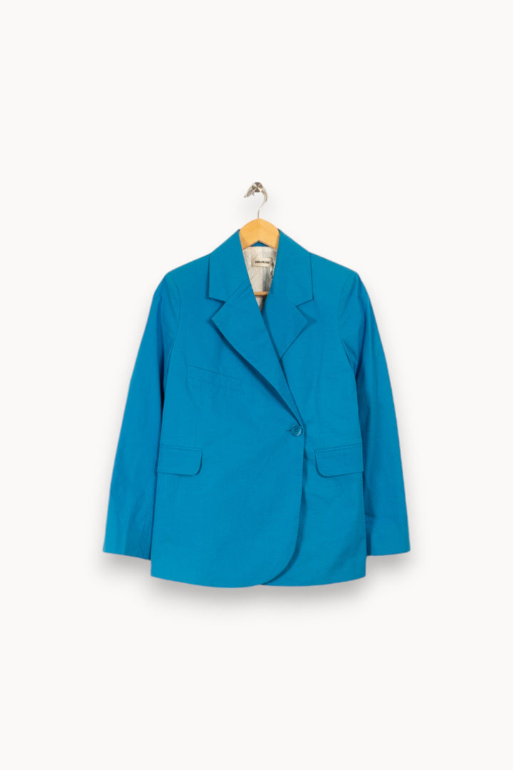 Veste tailleur bleue - Taille XS/34