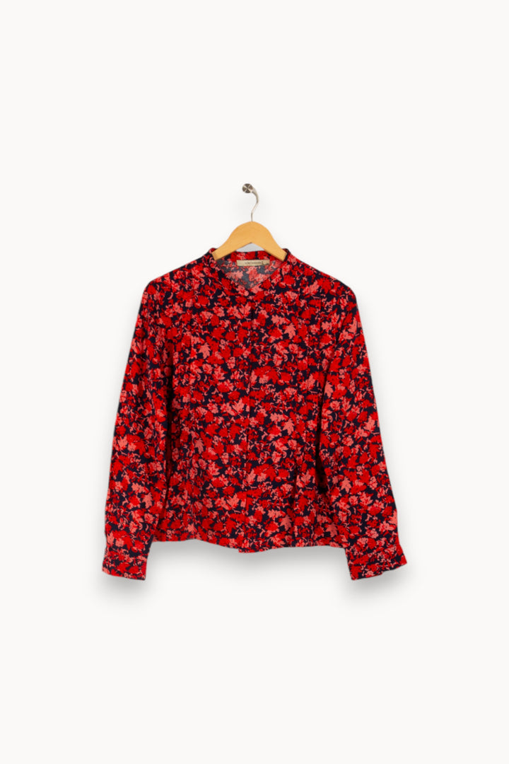 Chemise rouge à motifs - Taille M/38