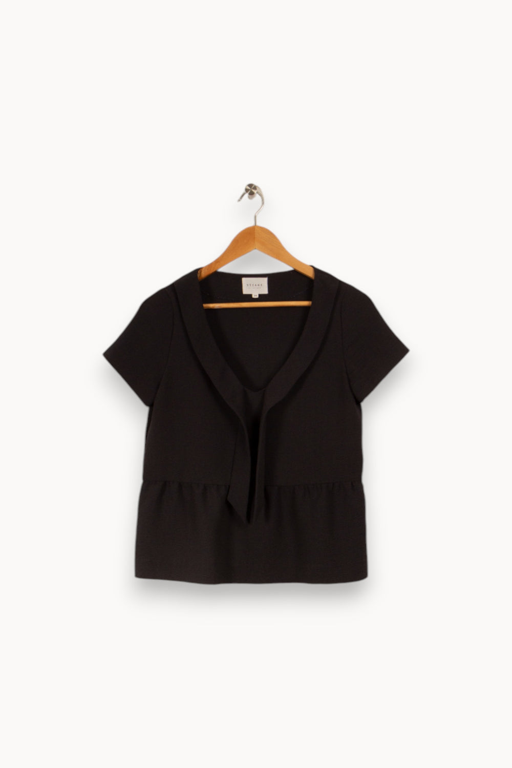 Top noir - Taille XS/34 de la marque Sézane | PARAD15313 - Vendu par Paradigme - Image 1