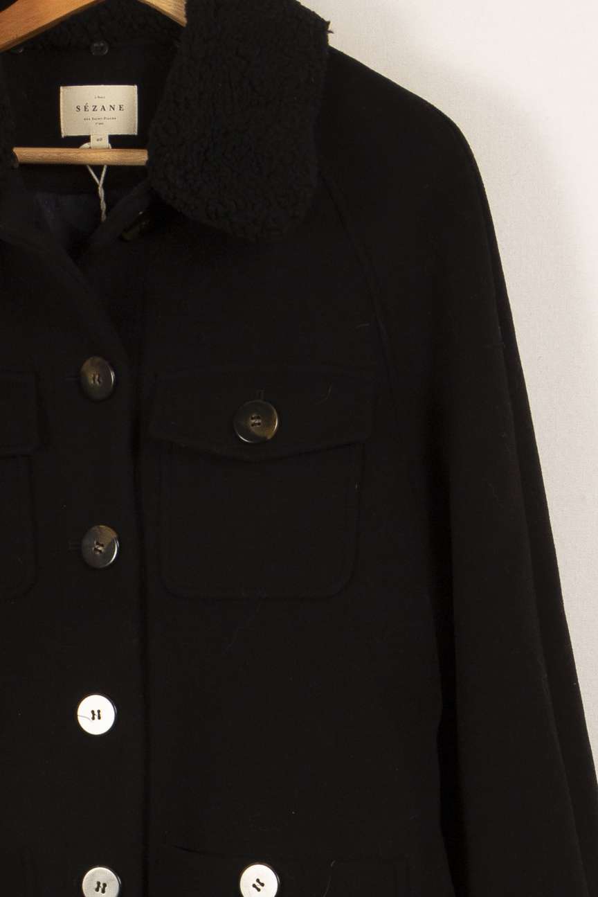 Manteau noir - Taille L/40