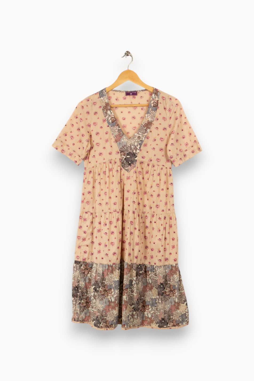 Robe multicolore à motifs - Taille S/36