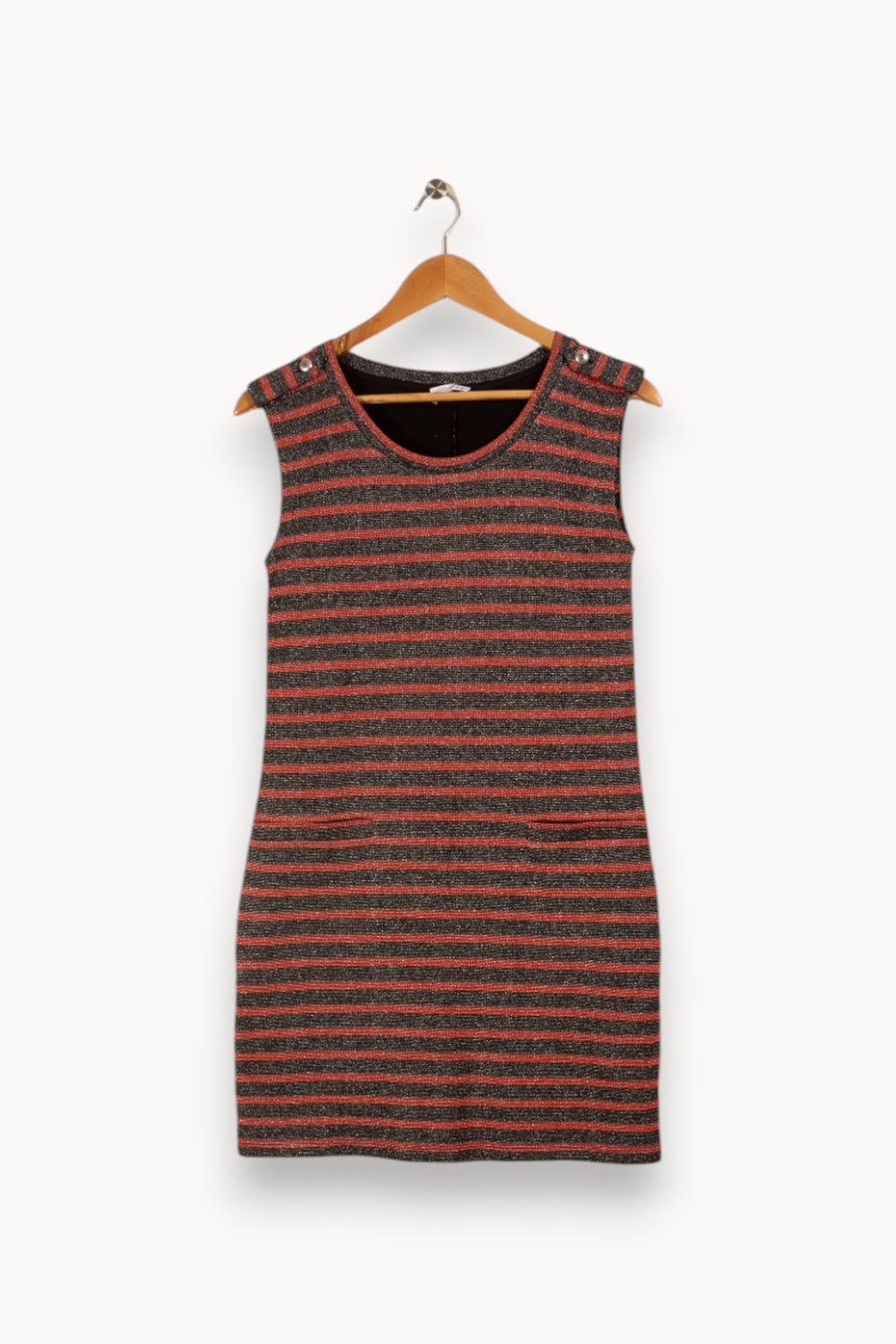 Robe rayée multicolore - Taille S/36 de la marque Claudie Pierlot | PARAD15376 - Vendu par Paradigme - Image 1