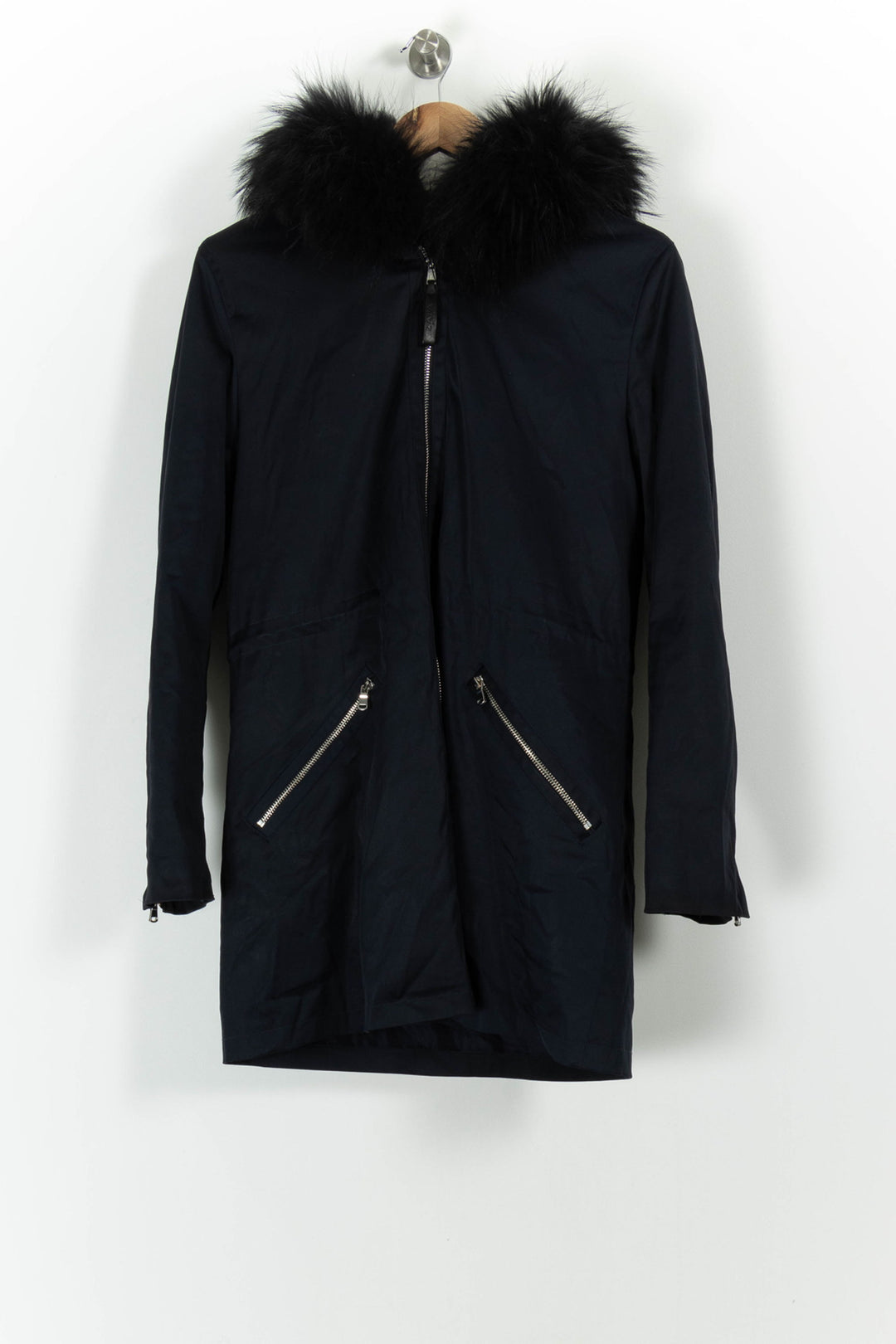 Parka Bleu et Noir - Taille S/36 de la marque ZAPA | PARAD15389 - Vendu par Paradigme - Image 2