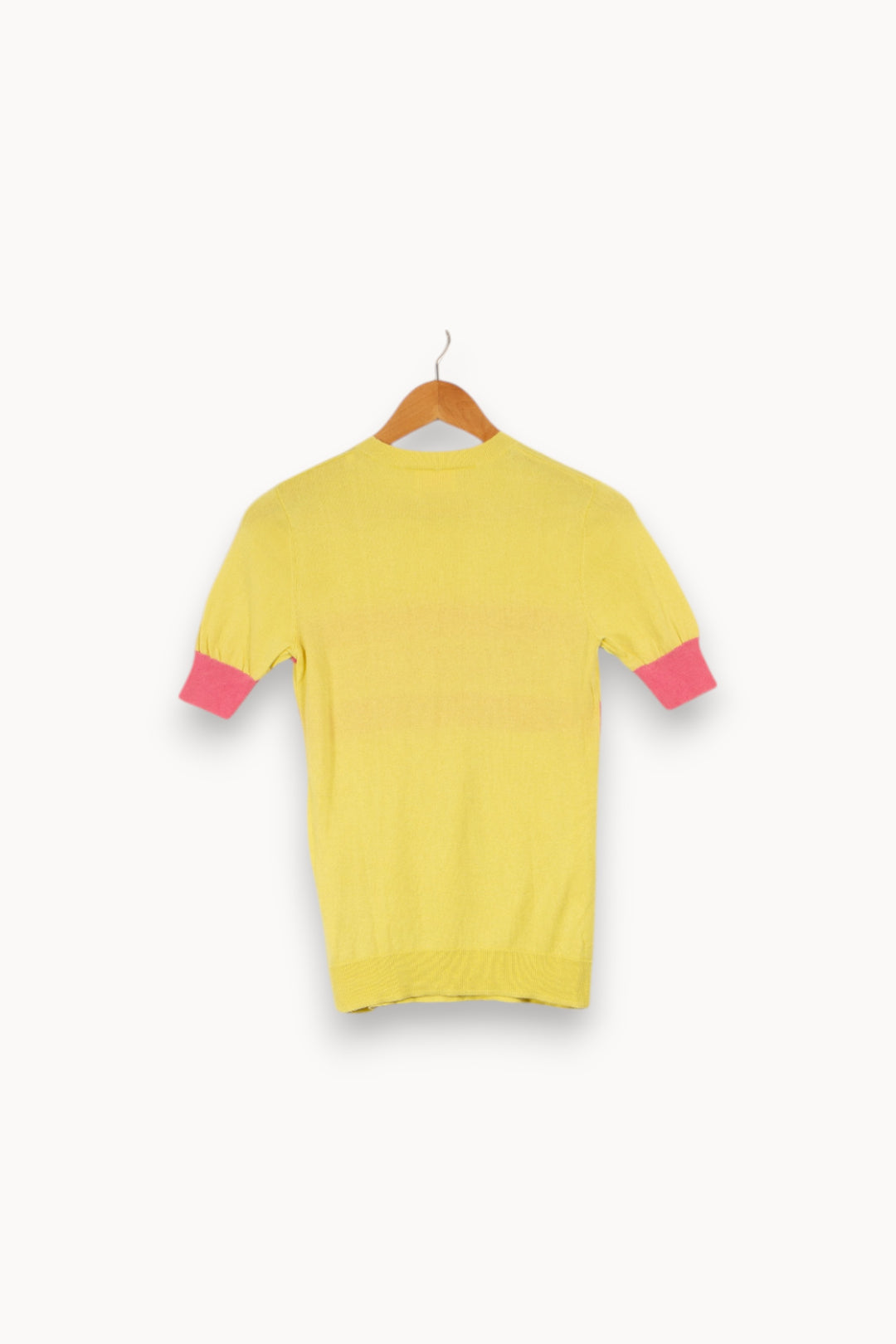 T-shirt jaune et rose - Taille S/36 de la marque From Future | PARAD15425 - Vendu par Paradigme - Image 3