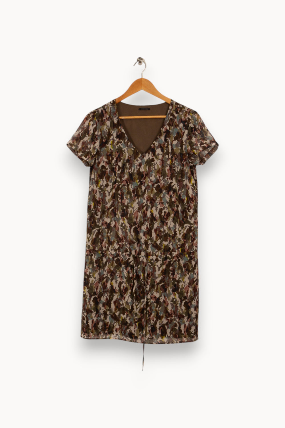 Robe verte à motifs - Taille S/36 de la marque IKKS | PARAD15458 - Vendu par Paradigme - Image 1