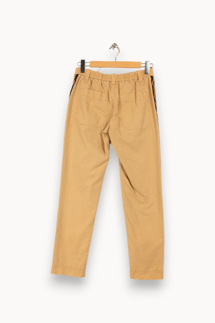 Pantalon beige à bandes noires - Taille S/36