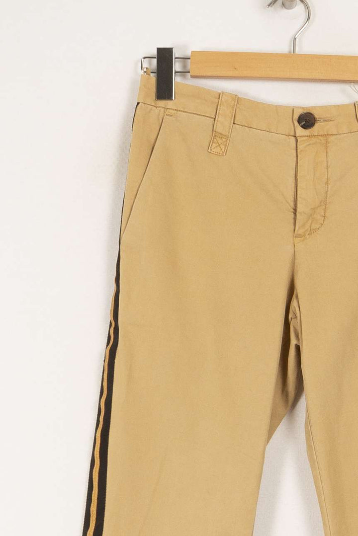 Pantalon beige à bandes noires - Taille S/36