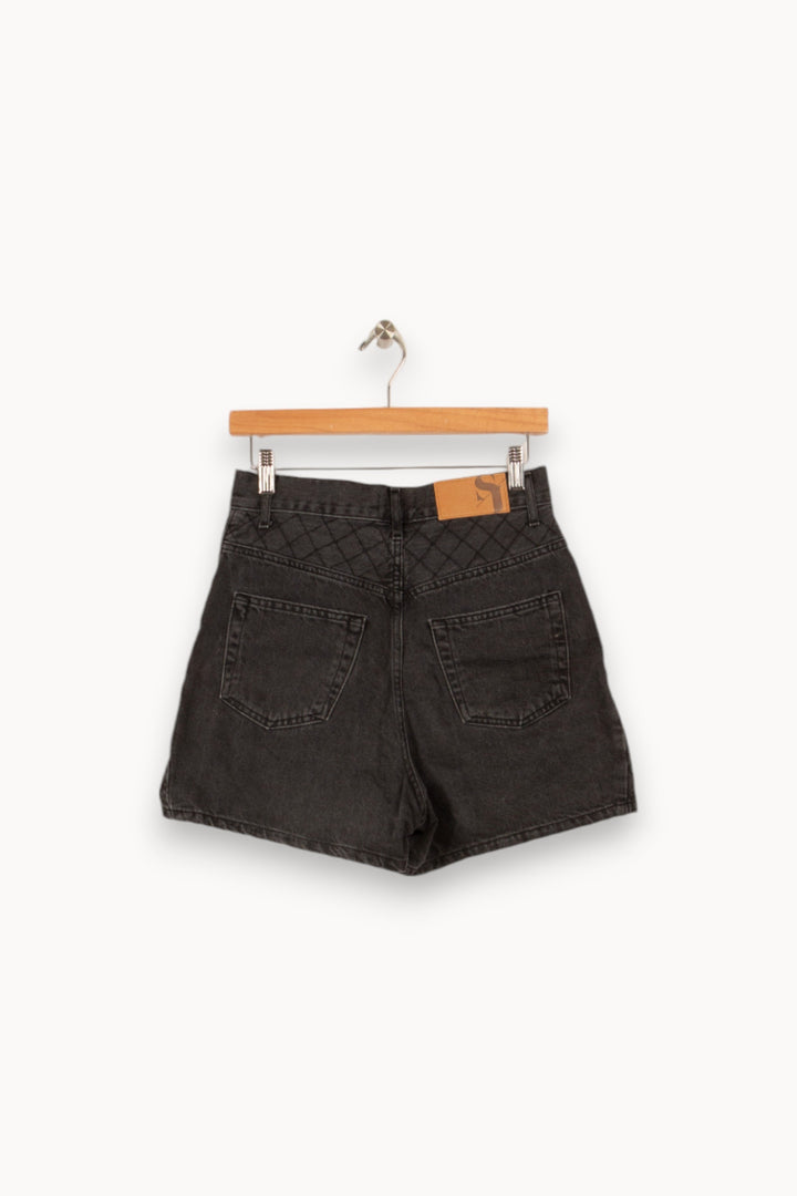 Short en jean noir - Taille S/36