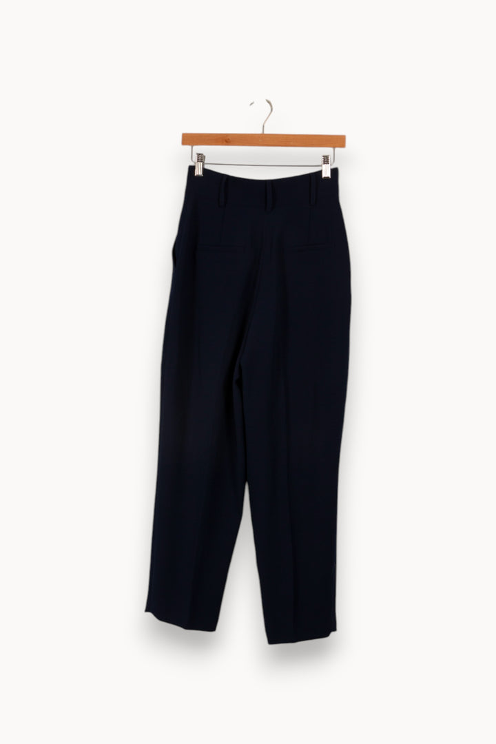 Pantalon bleu foncé - Taille S/36 de la marque Tara Jarmon | PARAD15493 - Vendu par Paradigme - Image 3