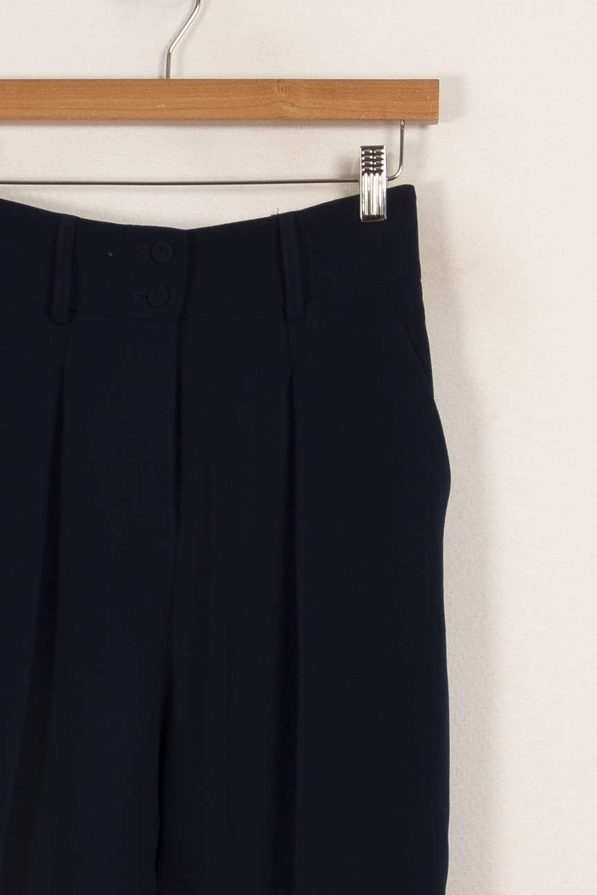 Pantalon bleu foncé - Taille S/36 de la marque Tara Jarmon | PARAD15493 - Vendu par Paradigme - Image 2