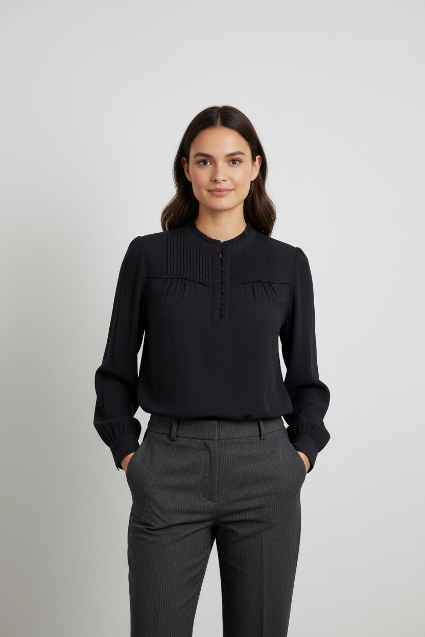Blouse bleue foncée - Taille M/38