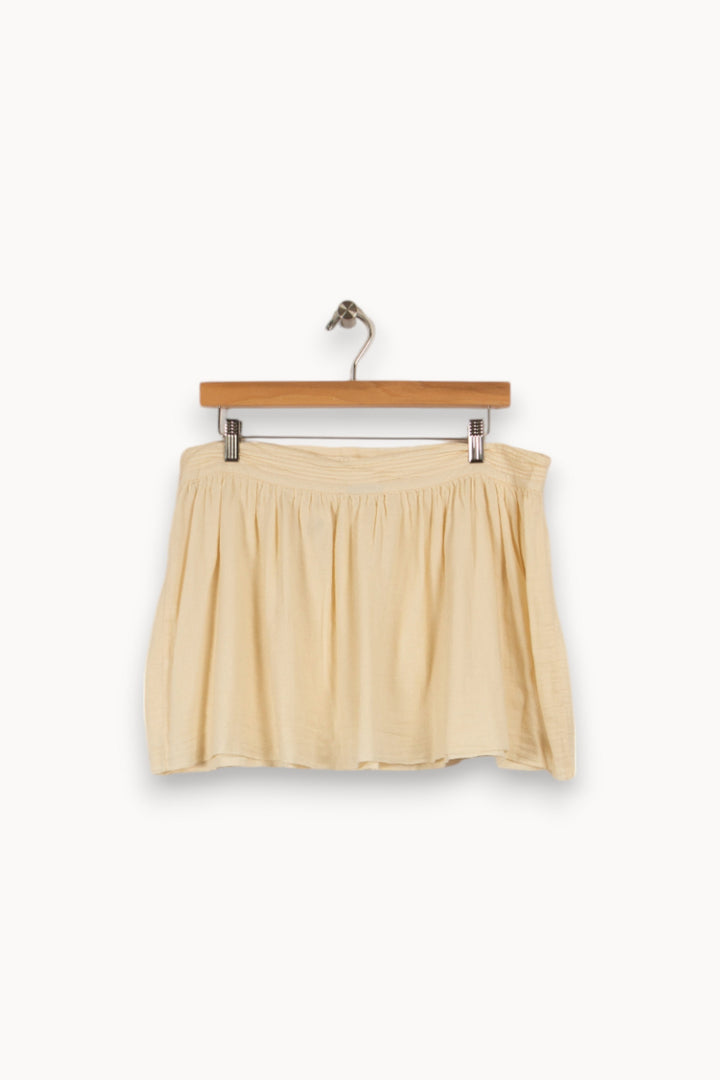 Jupe courte beige - Taille L/40