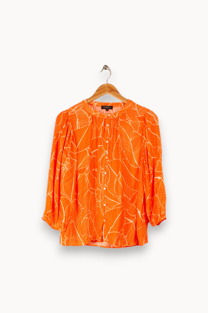 Blouse orange - Taille S/36