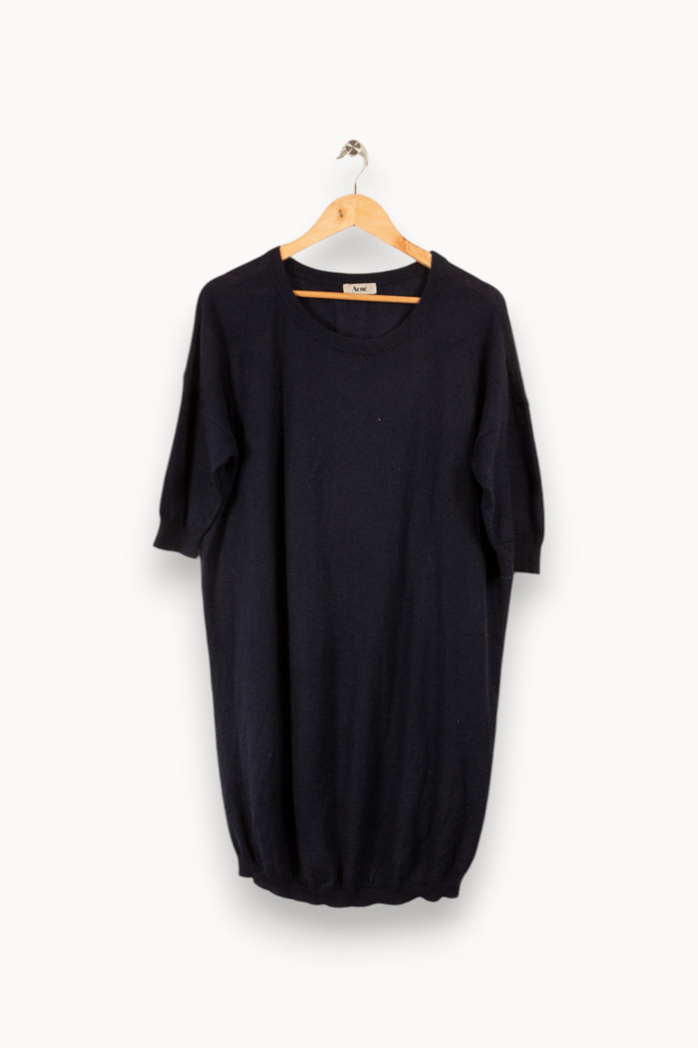 Robe-pull bleu foncé - Taille S/36