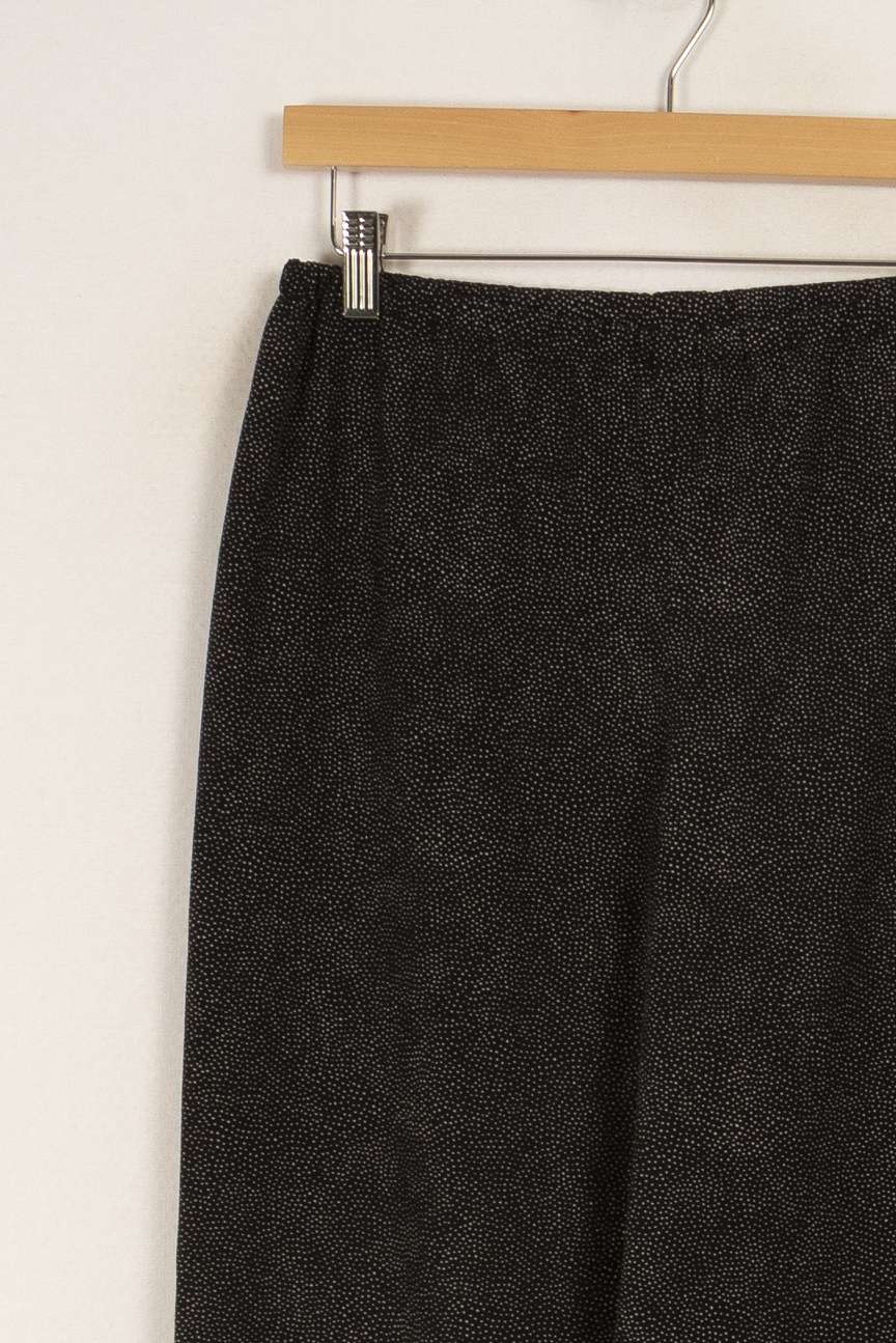 Pantalon noir à pois - Taille L/40