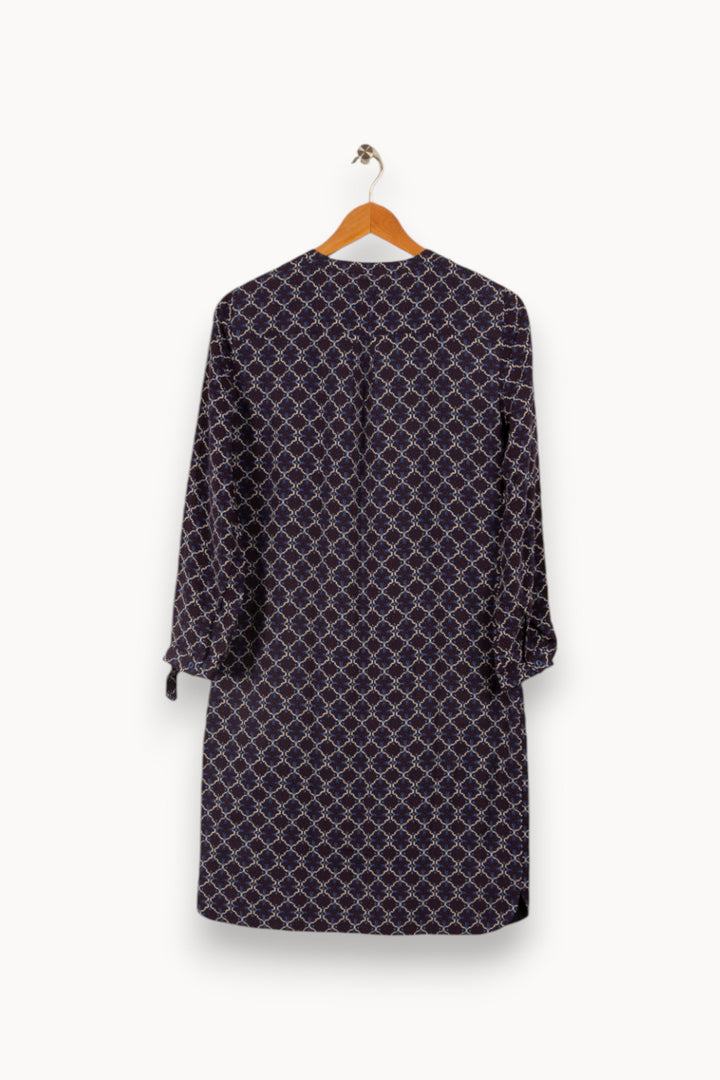 Robe bleue à motifs - Taille M/38