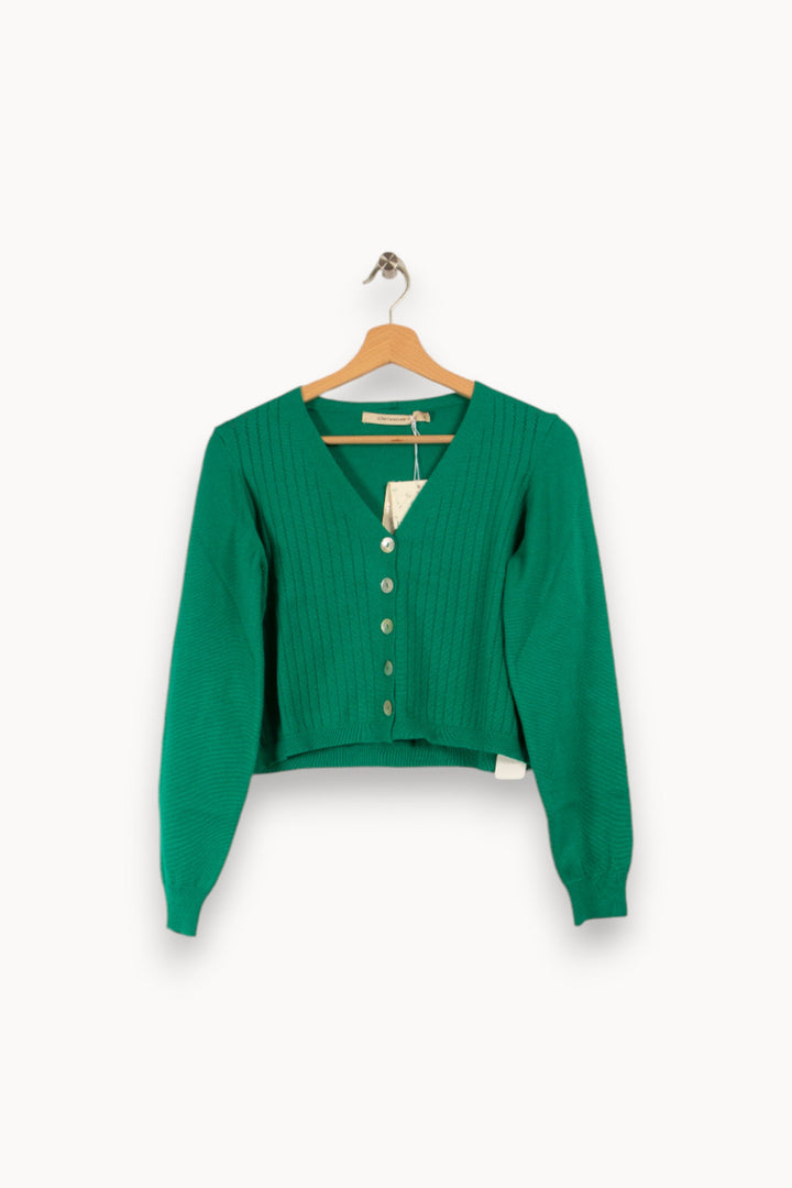 Cardigan vert - Taille S/36