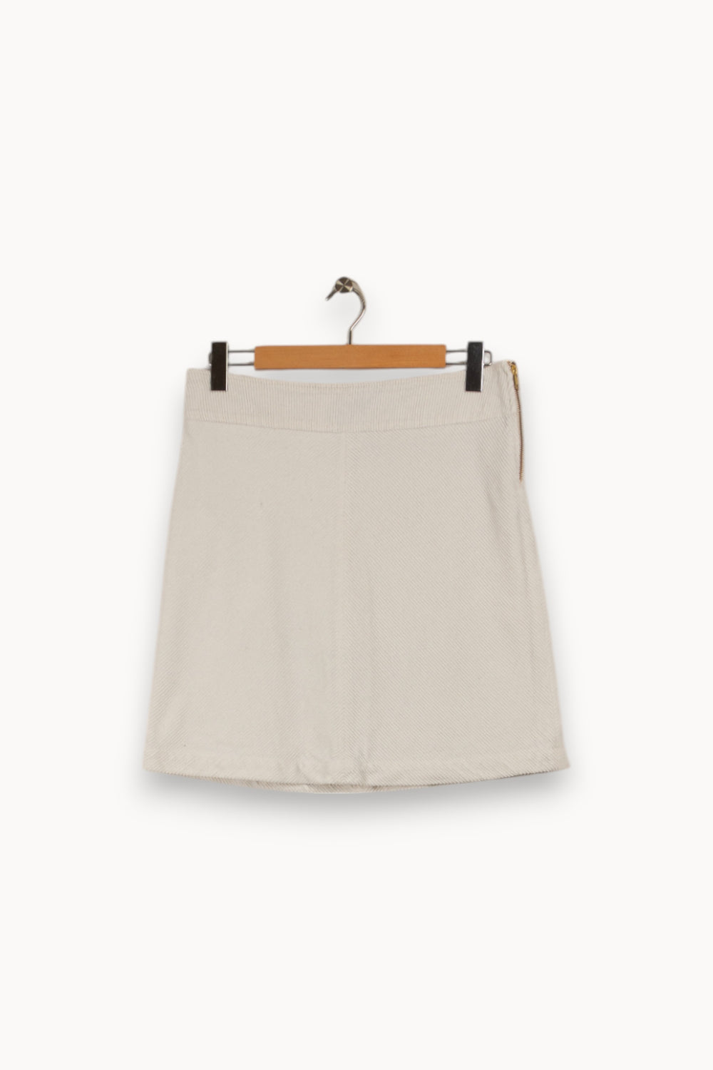 Jupe blanche côtelée - Taille L/40 de la marque La Fée Maraboutée | PARAD15650 - Vendu par Paradigme - Image 1