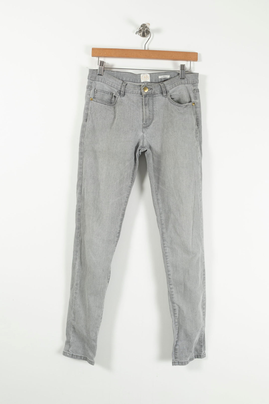 Jean Gris - Taille M/38 de la marque Des petits hauts | PARAD15675 - Vendu par Paradigme - Image 2