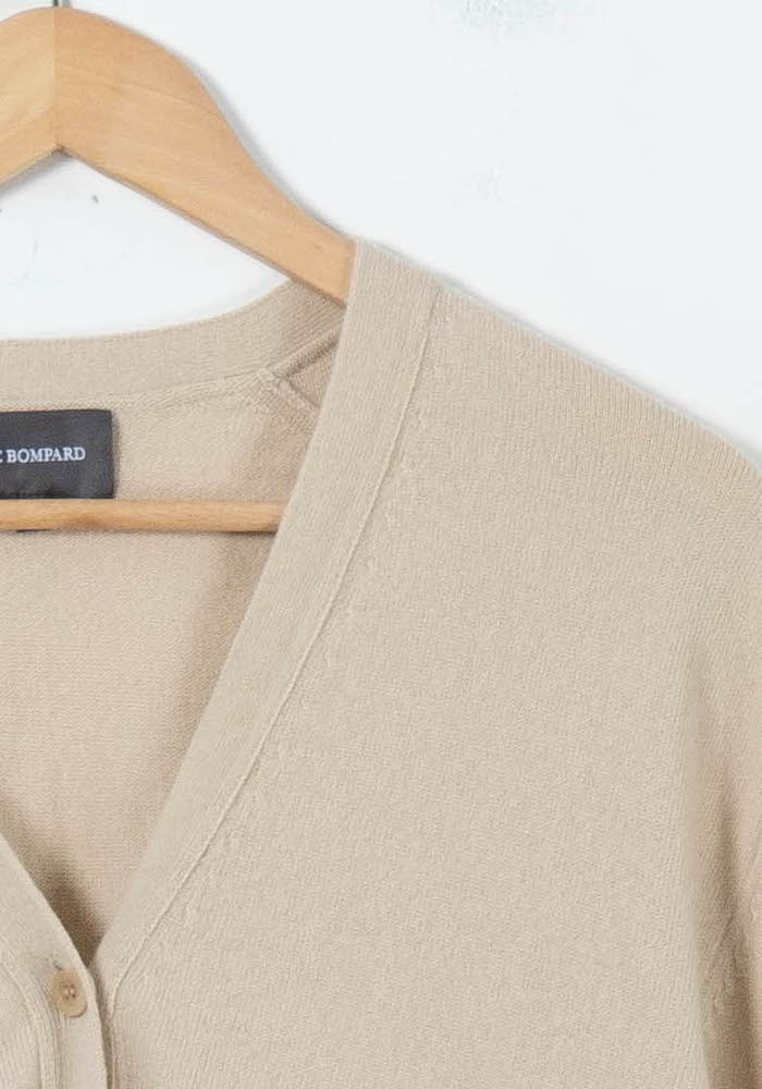 Cardigan Beige - Taille XL/42 de la marque Eric Bompard | PARAD15689 - Vendu par Paradigme - Image 3