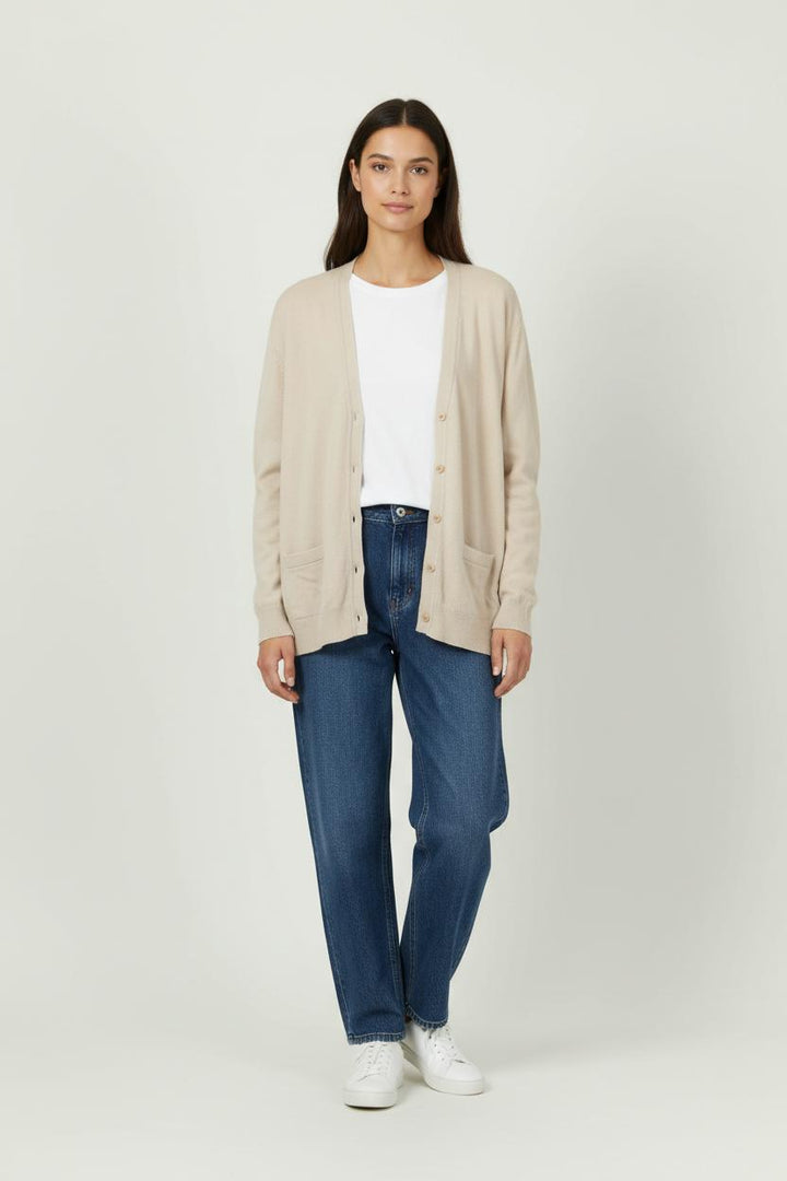 Cardigan Beige - Taille XL/42 de la marque Eric Bompard | PARAD15689 - Vendu par Paradigme - Image 1